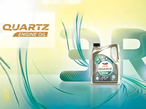 Udržitelné motorové oleje pro nákladní vozy Quartz EV3R