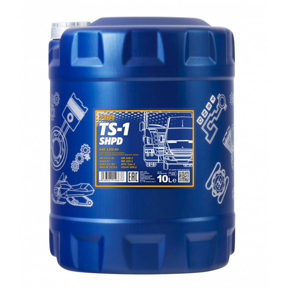Mannol TS-1 SHPD 15W-40 7101 - 10l - 