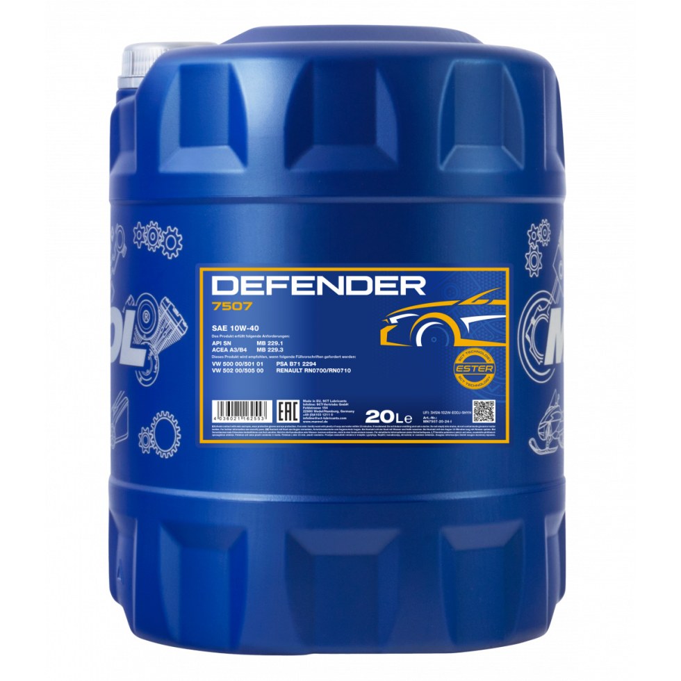 Mannol Defender 10W-40 7507 - 20l - 