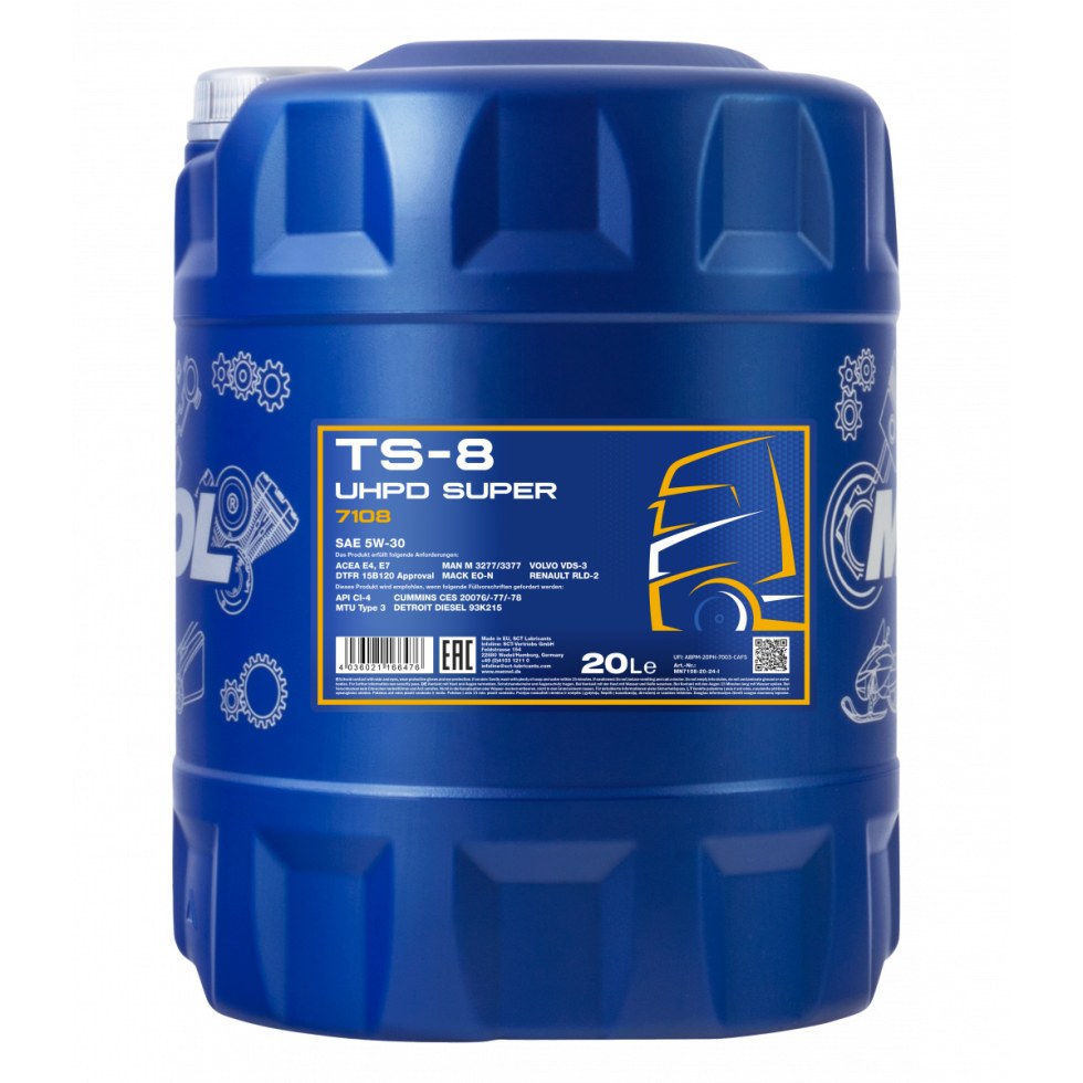 Mannol TS-8 UHPD 5W-30 Super 7108 - 20l - 