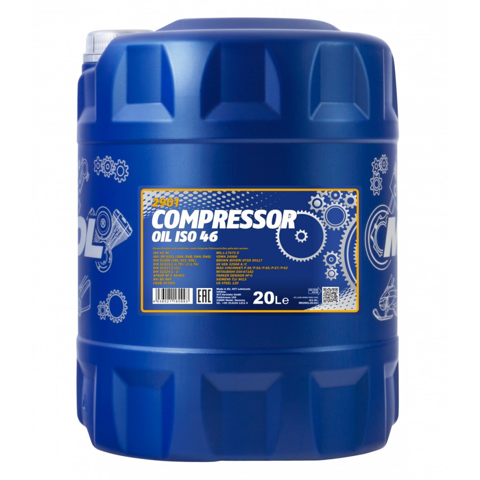 Mannol Compressor Oil ISO 46 2901 - 20l - 