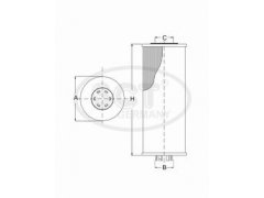 Filtr olejový SCT SH 421 P 421