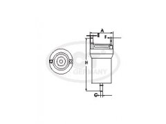 Filtr palivový SCT ST 326 326
