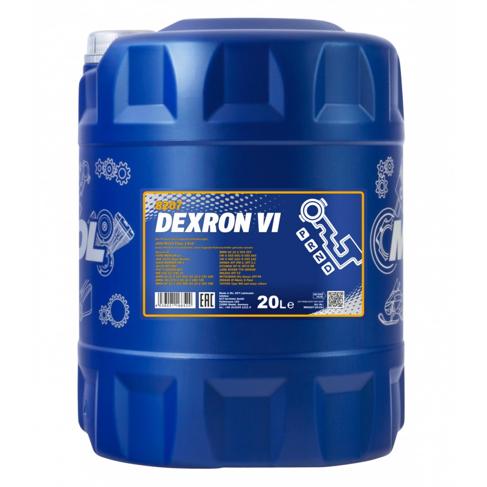 Mannol Dexron VI 8207 - 20l Mannol Dexron VI 8207 - 20l