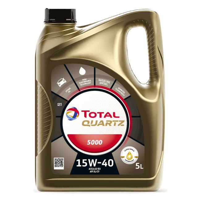 Total Quartz 5000 15W-40 - 5l - 