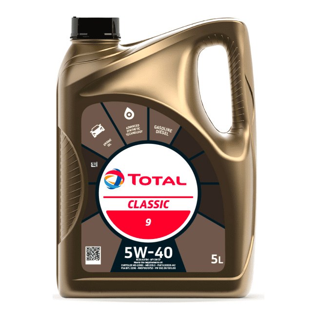 Total Classic 9 5W-40 - 5l - 