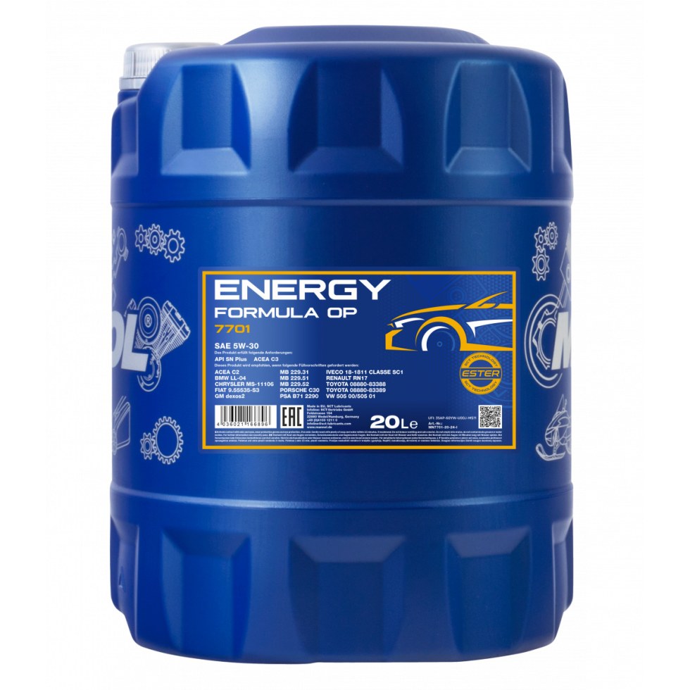 Mannol Energy Formula OP 5W-30 7701 - 20l - 