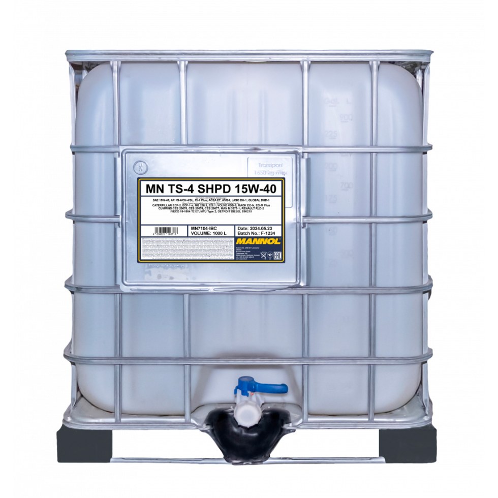 Mannol TS-4 SHPD 15W-40 7104 - 1000l - 