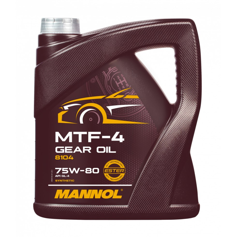 Mannol MTF-4 Gear oil 75W-80 GL-4 8104 - 4l Mannol MTF-4 Gear oil 75W-80 GL-4 8104 - 4l