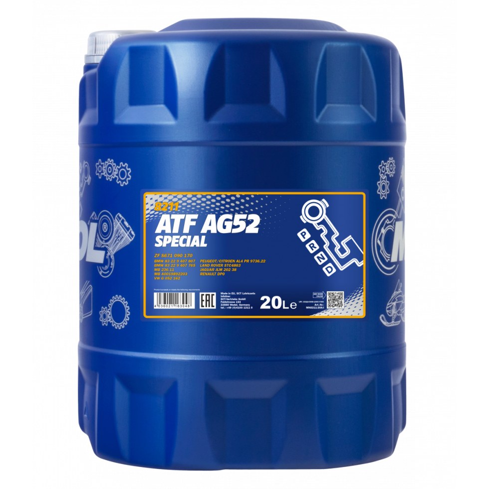Mannol ATF AG52 8211 - 20l Mannol ATF AG52 8211 - 20l