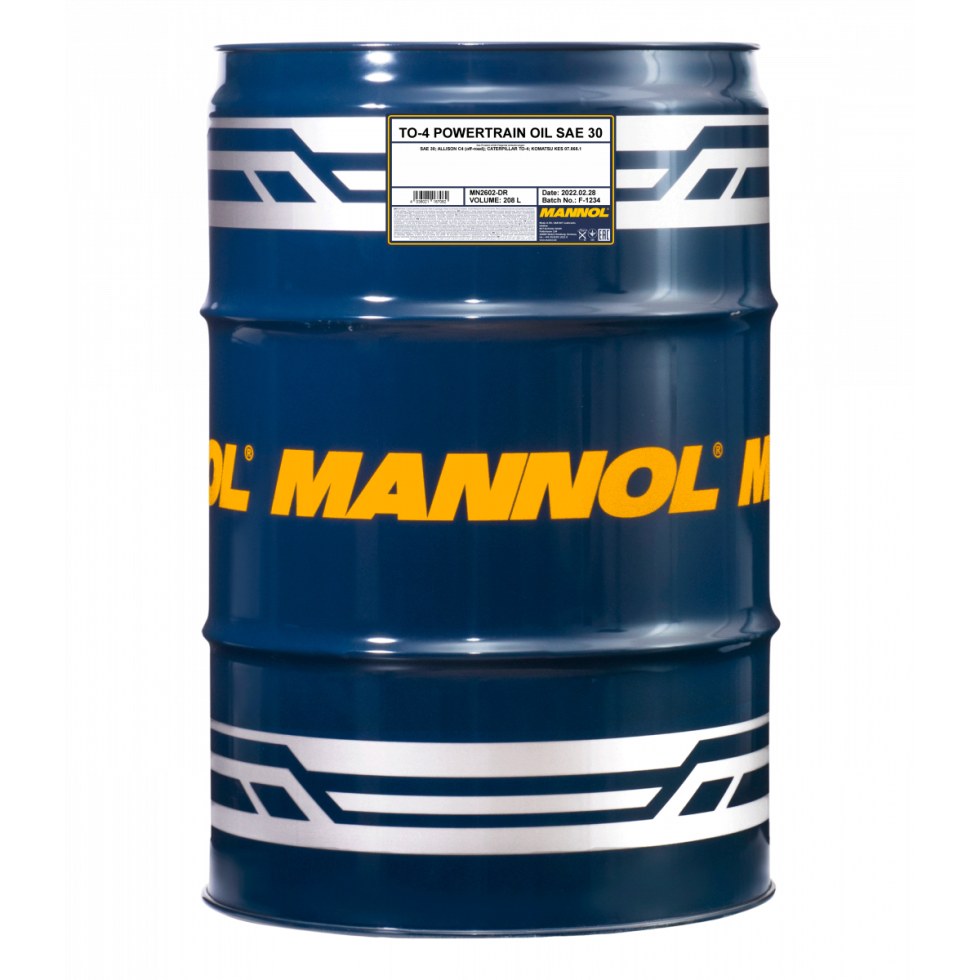 Mannol TO-4 Powertrain Oil SAE 30 2602 - 208l
