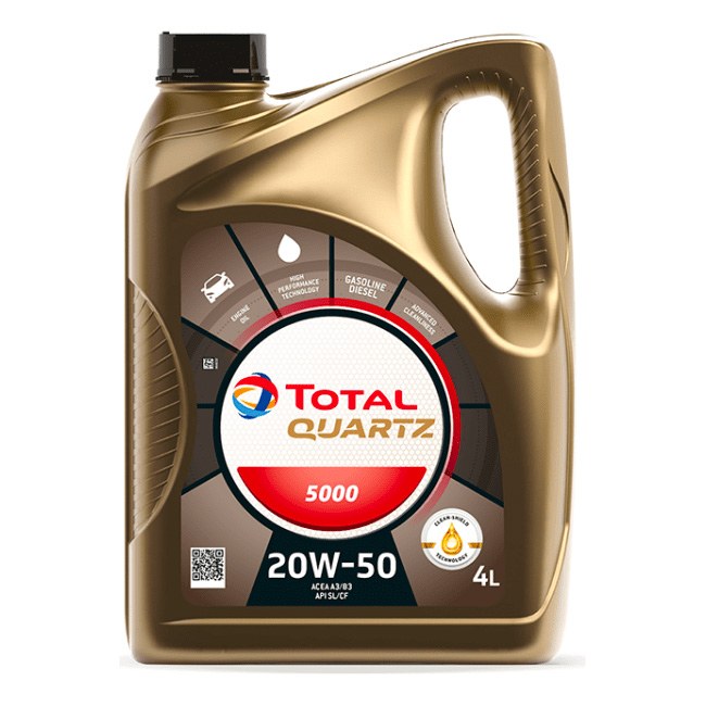 Total Quartz 5000 20W-50 - 4l - 