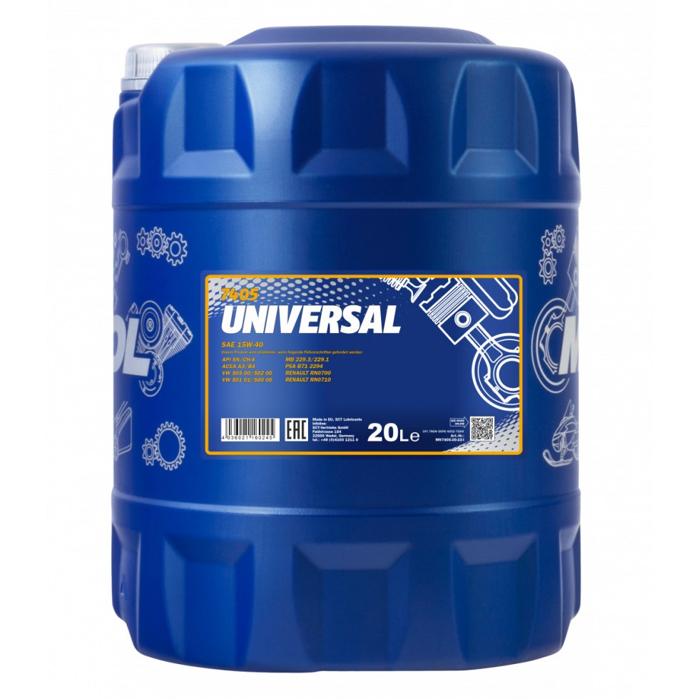 Mannol Universal 15W-40 7405 - 20l - 