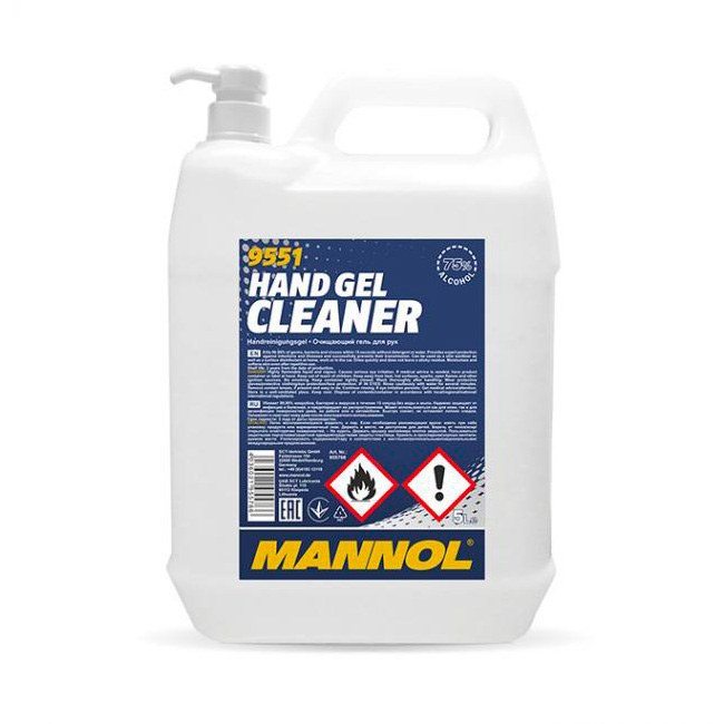 Mannol Hand Gel Cleaner 9551 - 5l Mannol Hand Gel Cleaner 9551 - 5l