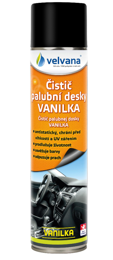 Čistič palubní desky Velvana - vanilka 600 ML