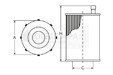 Filtr olejový SCT SH 4036 P - 