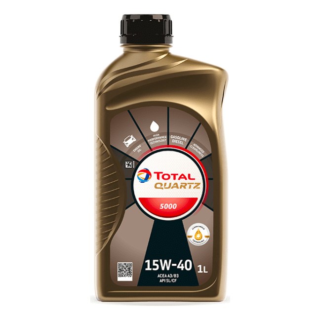 Total Quartz 5000 15W-40 - 1l - 