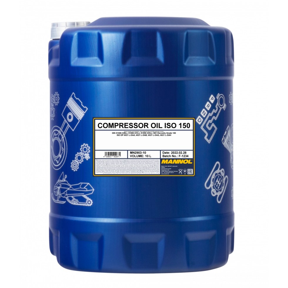 Mannol Compressor Oil ISO 150 2903 - 10l - 