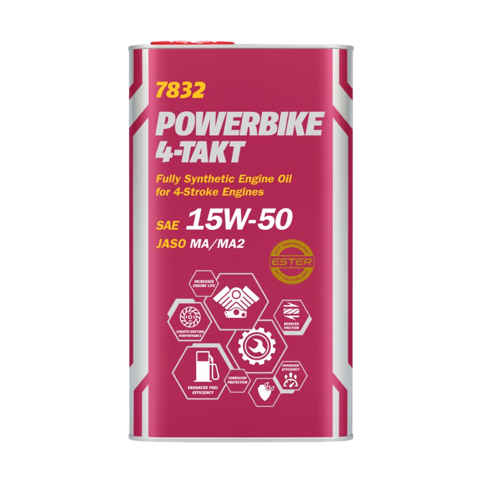 Mannol 4-Takt Powerbike 15W-50 7832 - 4l Mannol 4-Takt Powerbike 15W-50 7832 - 4l