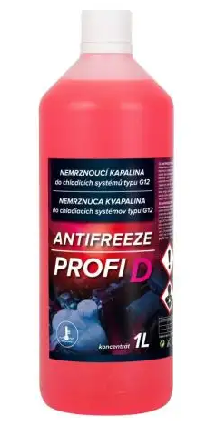 Chladící kapalina Antifreeze G12 Typ D - 1 L - 