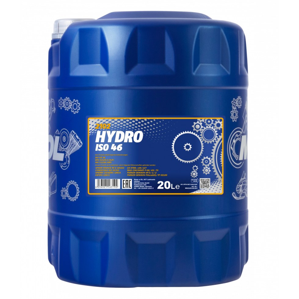Mannol Hydro ISO 46 2102 - 20l Mannol Hydro ISO 46 2102 - 20l