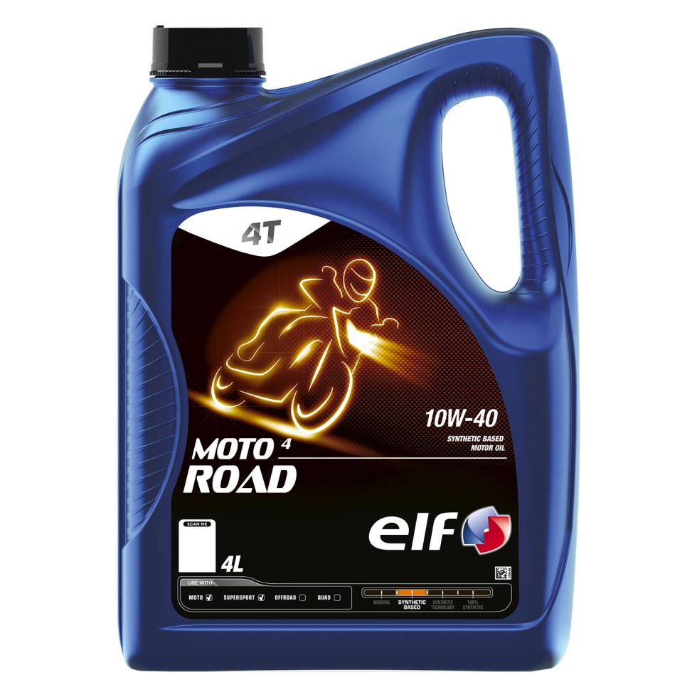 Elf Moto 4 Road 10W-40 - 4l Elf Moto 4 Road 10W-40 - 4l