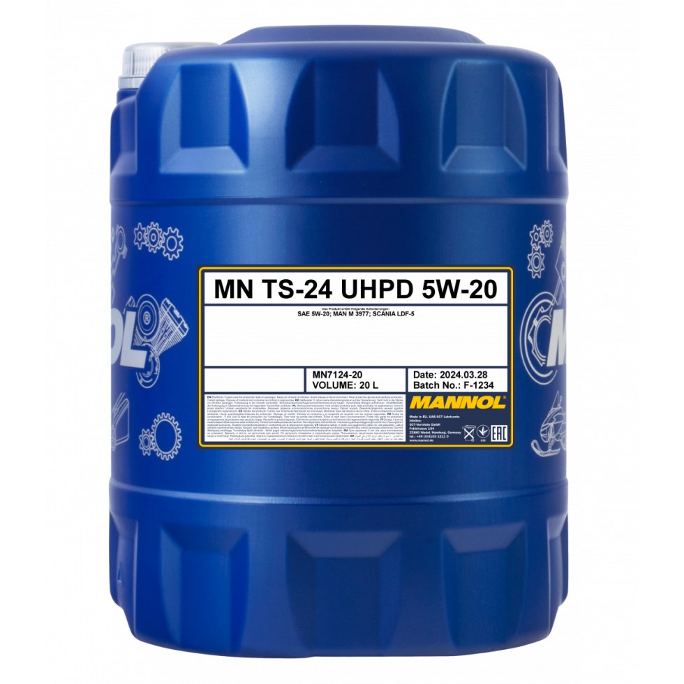 Mannol TS-24 UHPD 5W-20 7124 - 20l Mannol TS-24 UHPD 5W-20 7124 - 20l