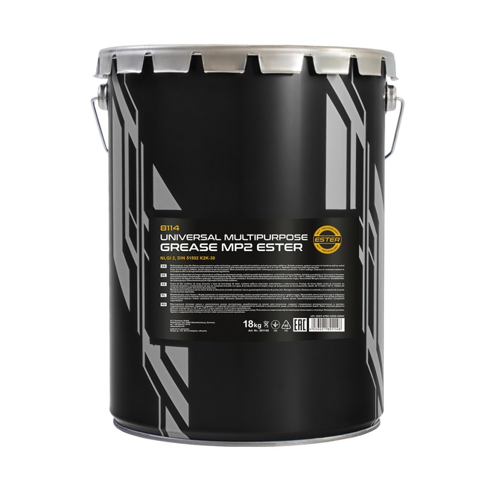 Mannol Universal Multipurpose Grease MP2 Ester 8114 - 18kg - 