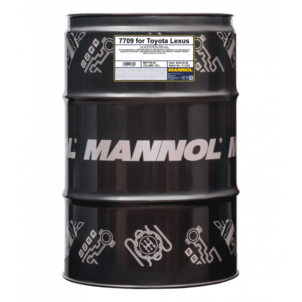 Mannol for Toyota Lexus 5W-30 7709 - 60l - 