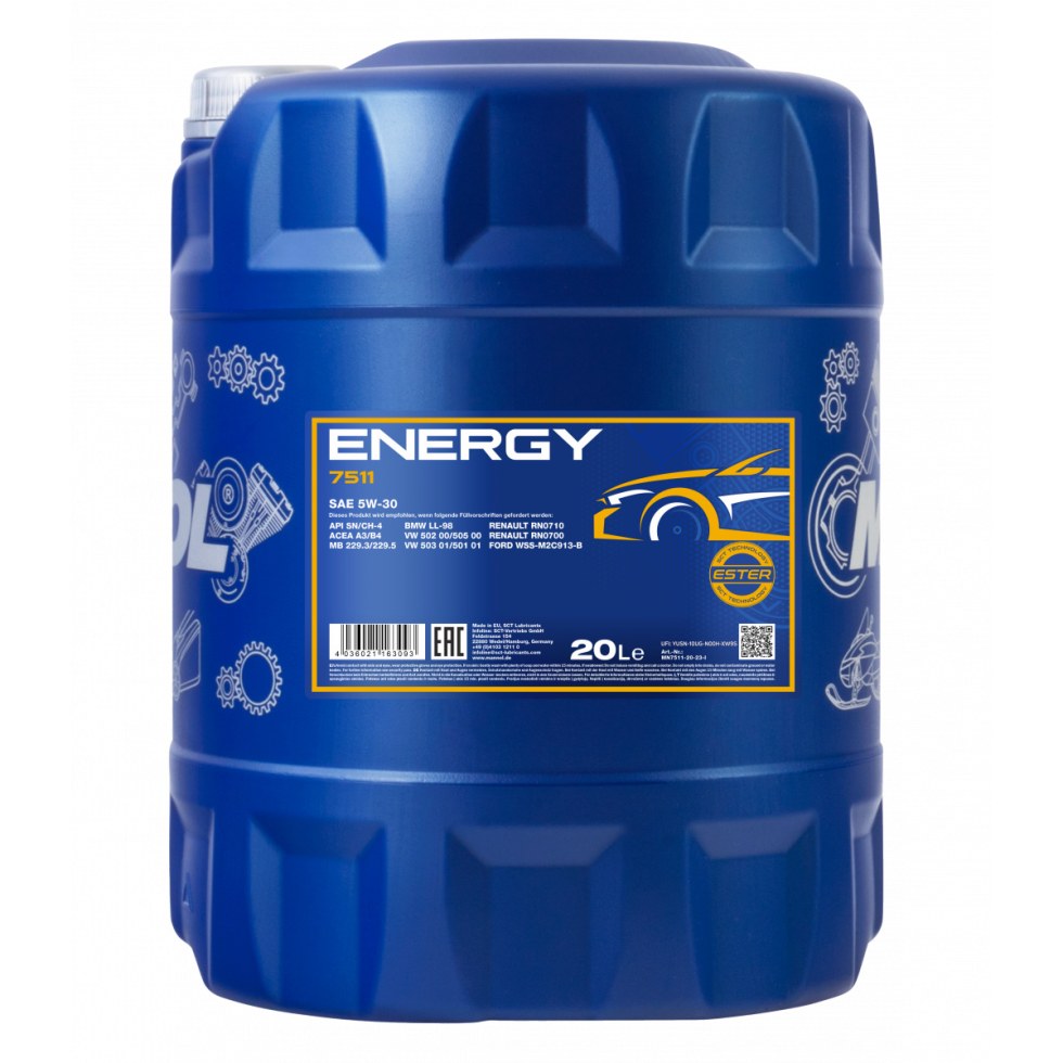 Mannol Energy 5W-30 7511 - 20l Mannol Energy 5W-30 7511 - 20l