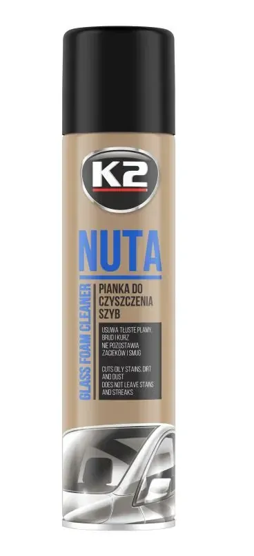 Pěnový přípravek na čištění skel K2 NUTA - 600 ML