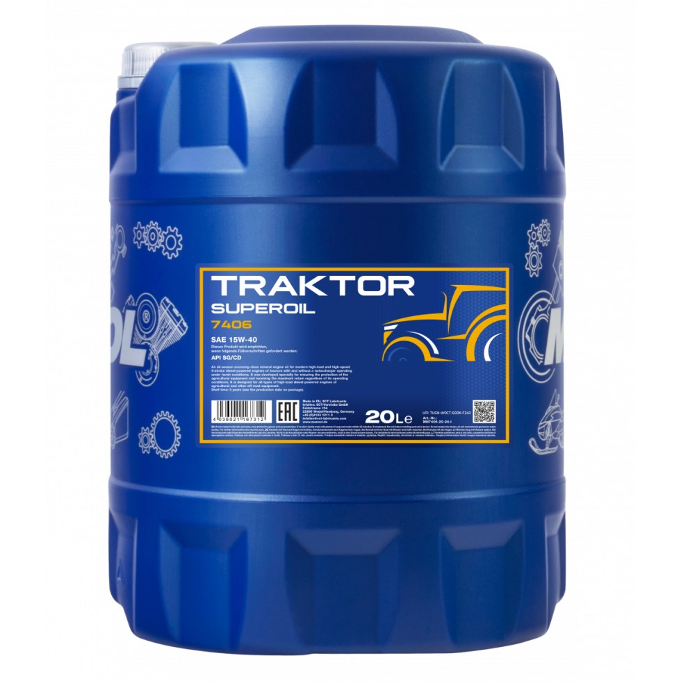 Mannol Traktor Superoil 15W-40 7406 - 20l