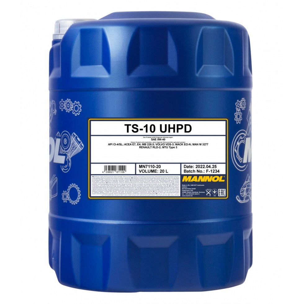 Mannol TS-10 UHPD 5W-40 7110 - 20l - 