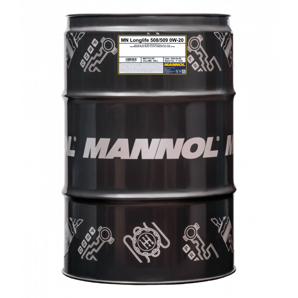 Mannol Longlife 508/509 0W-20 7722 - 208l - 