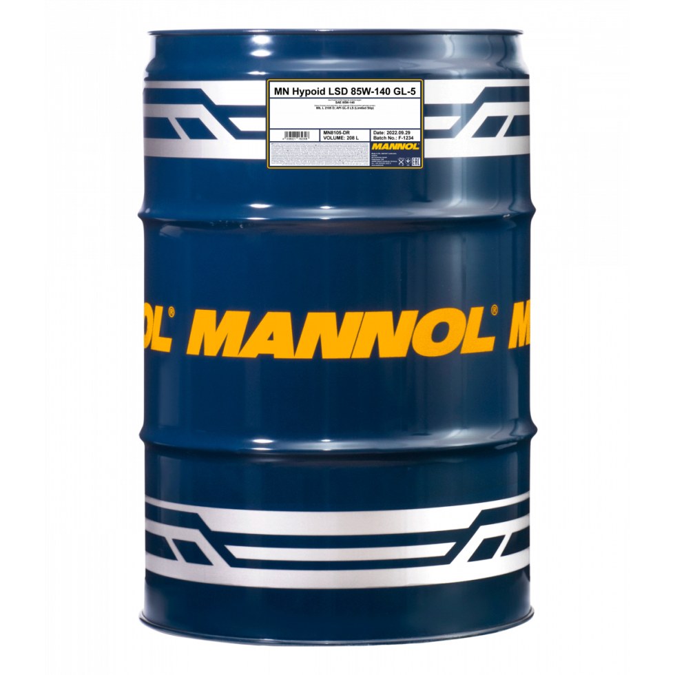 Mannol Hypoid LSD 85W-140 GL-5 8105 - 208l - 
