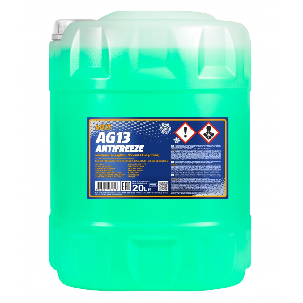 Mannol Antifreeze AG13 (-40 °C) Hightec 4013 - 20l - 