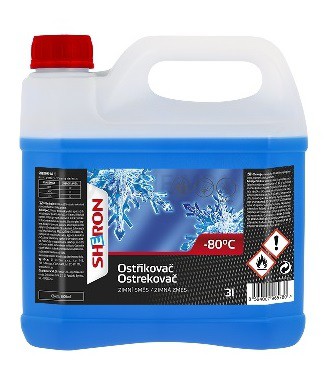 Kapalina do ostřikovačů zimní -80°C - 3 L - 