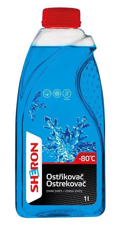 Kapalina do ostřikovačů zimní -80°C - 1L - 